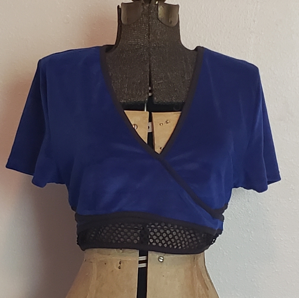 Urban Outfitters NEW Velour Crop Top